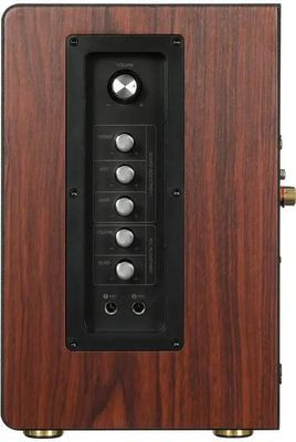 Колонки Bluetooth Oklick OK-117 BT,  2.0,  черный [1193274]