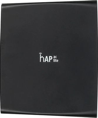 Wi-Fi роутер MIKROTIK hAP ac lite TC,  AC750,  черный [rb952ui-5ac2nd-tc]