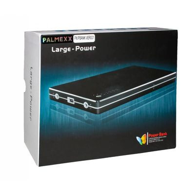 Внешний аккумулятор (Power Bank) PALMEXX Verter,  20000мAч,  черный/белый [px/pbank ver001 blk]