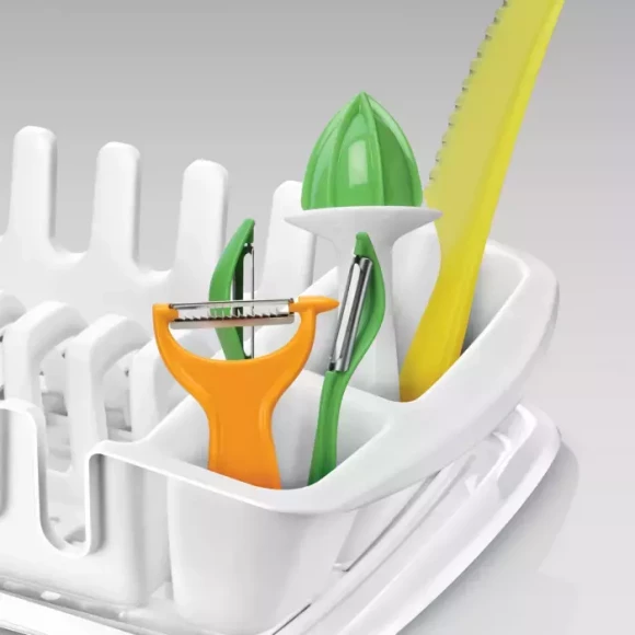 Сушилка с лотком Tescoma CLEAN KIT, Белая Сушилка с лотком Tescoma CLEAN KIT, Белая
