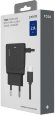 Сетевое зарядное устройство PERO ТС04,  USB-A,  USB type-C,  10.5Вт,  2.1A,  черный [тс04b2atc]
