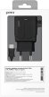 Сетевое зарядное устройство PERO ТС04,  USB-A,  USB type-C,  10.5Вт,  2.1A,  черный [тс04b2atc]
