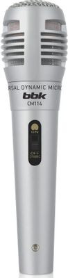 Микрофон BBK CM114,  серебристый [cm114 (s)]