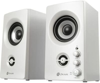 Колонки Oklick OK-164,  2.0,  белый [1201274]