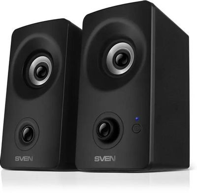 Колонки Bluetooth Sven 405,  2.0,  черный [sv-021122]