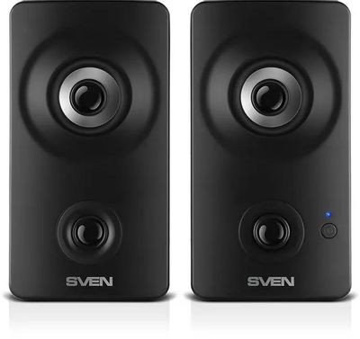 Колонки Bluetooth Sven 405,  2.0,  черный [sv-021122]