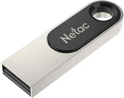 Флешка USB NETAC U278 64ГБ, USB3.0, серебристый и черный [nt03u278n-064g-30pn]