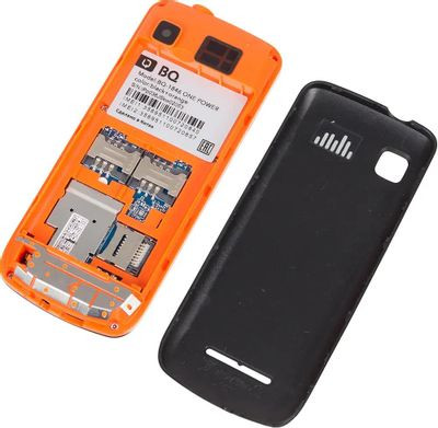 Сотовый телефон BQ One Power 1846,  черный/оранжевый