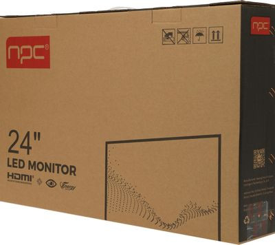 23.8" Монитор NPC MQ2409-A,  1920x1080,  VA,  75Гц,  1хHDMI,  черный