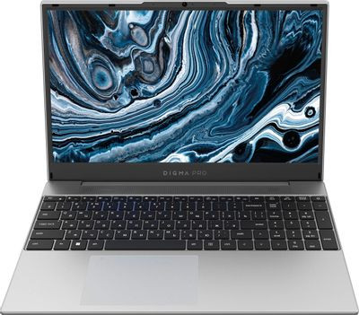 Ноутбук DIGMA PRO Breve 15.6", IPS, AMD Ryzen 7 5700U 1.8ГГц, 8-ядерный, 16ГБ DDR4, 512ГБ SSD,  AMD Radeon, Windows 11 Professional, серебристый [dn15r7-adxw01]