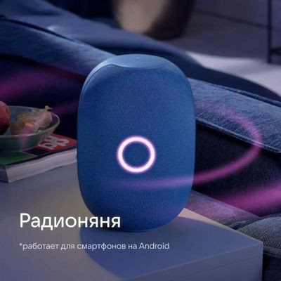 Умная колонка VK Капсула 30Вт, с Марусей, морской синий [mrc01lb]