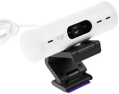 Web-камера Logitech HD Webcam Brio 500,  белый/черный [960-001428]