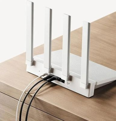 Wi-Fi роутер Xiaomi AX3000T,  AX3000,  белый [dvb4441gl]
