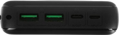 Внешний аккумулятор (Power Bank) ITEL Star 200F,  20000мAч,  черный