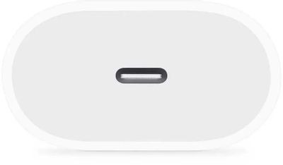 Сетевое зарядное устройство Apple A2347,  USB type-C,  20Вт,  2.2A,  белый [mhje3zm/a]