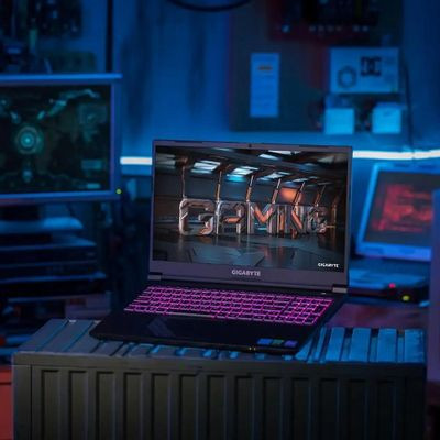 Ноутбук игровой Gigabyte G5 15.6", 2023, IPS, Intel Core i7 13620H 2.4ГГц, 10-ядерный, 16ГБ DDR5, 512ГБ SSD,  NVIDIA GeForce  RTX 4050 для ноутбуков - 6 ГБ, Free DOS, черный [mf5-h2kz353sd]