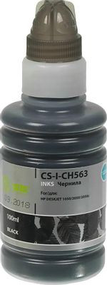 Чернила Cactus CS-I-CH563, для HP, 100мл, черный