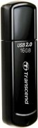 Флешка USB Transcend Jetflash 350 16ГБ, USB2.0, черный [ts16gjf350]