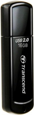 Флешка USB Transcend Jetflash 350 16ГБ, USB2.0, черный [ts16gjf350]
