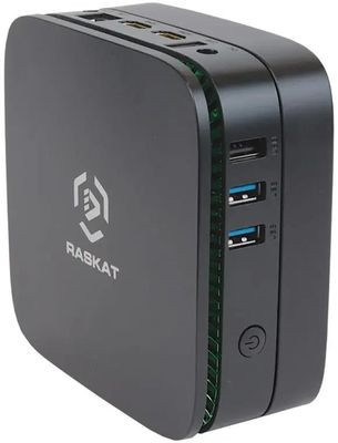 Неттоп RASKAT Start 107,  Intel N100,  DDR4 8ГБ, 256ГБ(SSD),  Intel UHD Graphics,  noOS,  черный [start107148863]