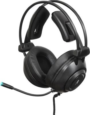 Гарнитура игровая Oklick HS-L830G ASYLUM,  для компьютера, мониторные,  проводные, черный  [1460163]