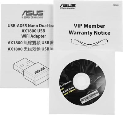 Wi-Fi адаптер ASUS USB-AX55 NANO USB 2.0