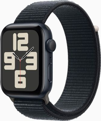 Смарт-часы Apple Watch SE 2023 A2723,  44мм,  темная ночь/темная ночь [mrea3zp/a]