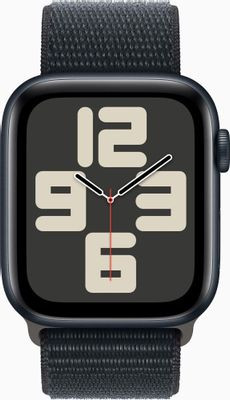 Смарт-часы Apple Watch SE 2023 A2723,  44мм,  темная ночь/темная ночь [mrea3zp/a]