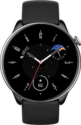 Смарт-часы AMAZFIT GTR Mini A2174,  42.83мм,  1.28",  черный/черный [1746166]