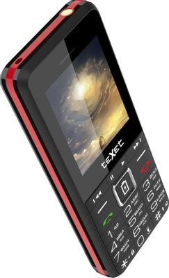 Сотовый телефон TeXet 215D-TM,  черный/красный
