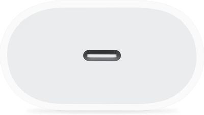 Сетевое зарядное устройство Apple A2347,  USB type-C,  20Вт,  2.2A,  белый [muvv3zm/a]