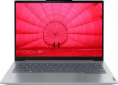 Ноутбук Lenovo Thinkbook 14 G6 IRL 14", 2023, IPS, Intel Core i7 13700H 2.4ГГц, 14-ядерный, 8ГБ DDR5, 512ГБ SSD,  Intel Iris Xe graphics, без операционной системы, серый [21kg005qev]