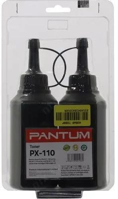 Тонер Pantum PX-110,  для P2000/M5000/M6000,  черный, 2x флакон, 2 чипа
