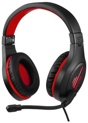 Гарнитура игровая GMNG HS-L325G,  для компьютера, мониторные,  проводные, черный  / красный [1533553]