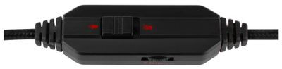 Гарнитура игровая GMNG HS-L325G,  для компьютера, мониторные,  проводные, черный  / красный [1533553]