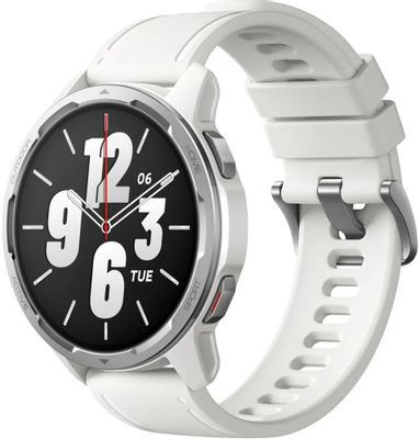 Смарт-часы Xiaomi Watch S1 Active GL,  46мм,  1.43",  белый/белый [bhr5381gl]