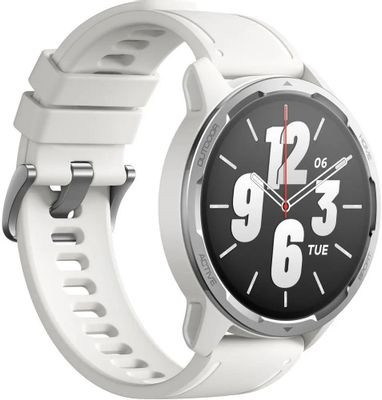 Смарт-часы Xiaomi Watch S1 Active GL,  46мм,  1.43",  белый/белый [bhr5381gl]