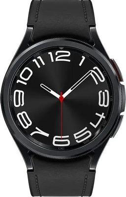 Смарт-часы Samsung Galaxy Watch 6 Classic LTE 43мм,  1.3",  черный/черный [sm-r955fzkacau]