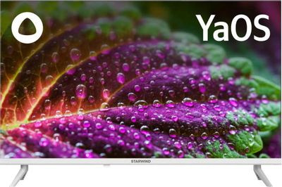 32" Телевизор StarWind SW-LED32SG311, HD, белый, СМАРТ ТВ, YaOS