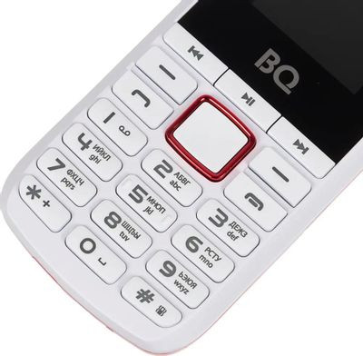 Сотовый телефон BQ One Power 1846,  белый/красный