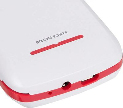 Сотовый телефон BQ One Power 1846,  белый/красный