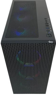 Компьютер iRU Game 710Z6GP,  Intel Core i7 12700F,  DDR4 32ГБ, 1ТБ(SSD),  AMD Radeon RX 6800XT - 16 ГБ,  Free DOS,  черный [1969321]