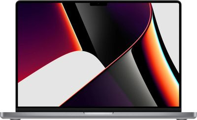 Ноутбук Apple MacBook Pro A2485 16.2", Retina XDR, Apple M1 Pro 10 core 10-ядерный, 16ГБ 512ГБ SSD,  Mac OS, серый космос [mk183ru/a]