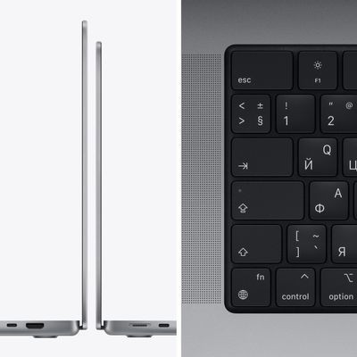 Ноутбук Apple MacBook Pro A2485 16.2", Retina XDR, Apple M1 Pro 10 core 10-ядерный, 16ГБ 512ГБ SSD,  Mac OS, серый космос [mk183ru/a]