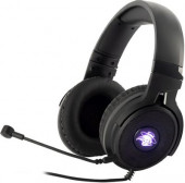 Гарнитура игровая Oklick HS-L910G DEATH_CURE,  для компьютера, мониторные,  проводные, черный  [1460165]
