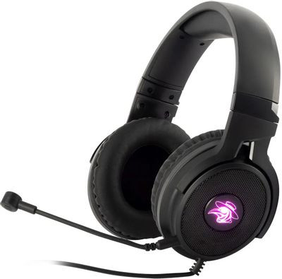 Гарнитура игровая Oklick HS-L910G DEATH_CURE,  для компьютера, мониторные,  проводные, черный  [1460165]