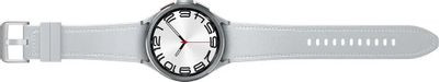 Смарт-часы Samsung Galaxy Watch 6 Classic LTE 47мм,  1.5",  серебристый/серебристый [sm-r965fzsacau]
