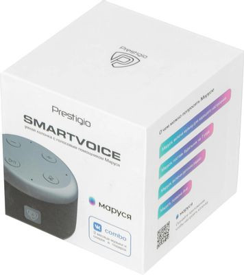 Умная колонка Prestigio SmartVoice, 3Вт, с Марусей, серый [pss105m_dg]