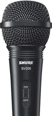Микрофон SHURE SV200-A, черный Микрофон SHURE SV200-A, черный
