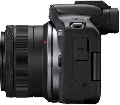 Беззеркальный фотоаппарат Canon EOS R50 kit ( RF-S 18-45mm IS STM), черный [5811c031]